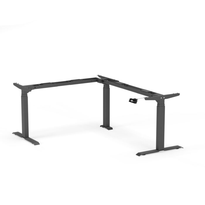 Standable piètement de table l-shape noir profond