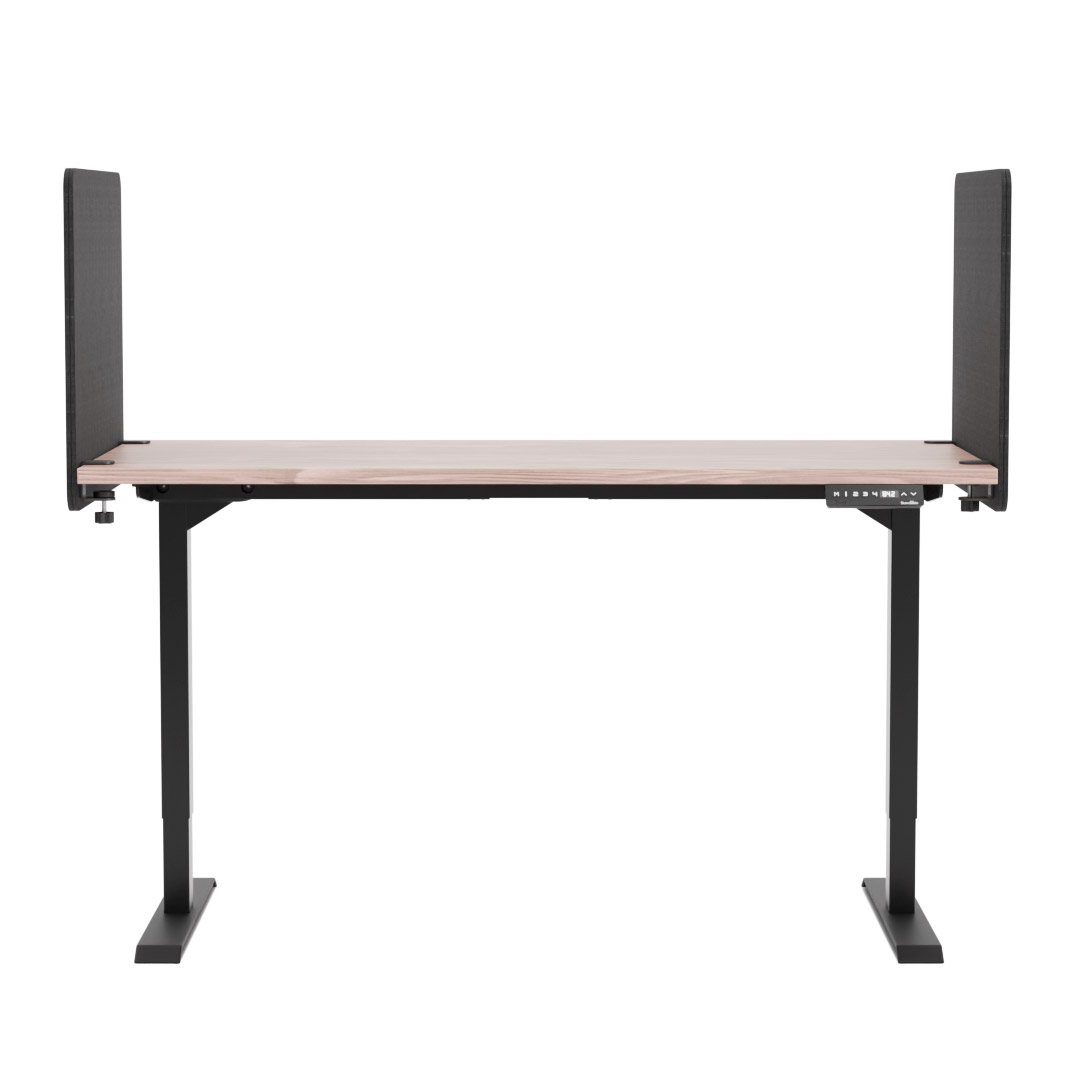 Tisch Akustik Trennwände SIDEWALLS Anthrazit