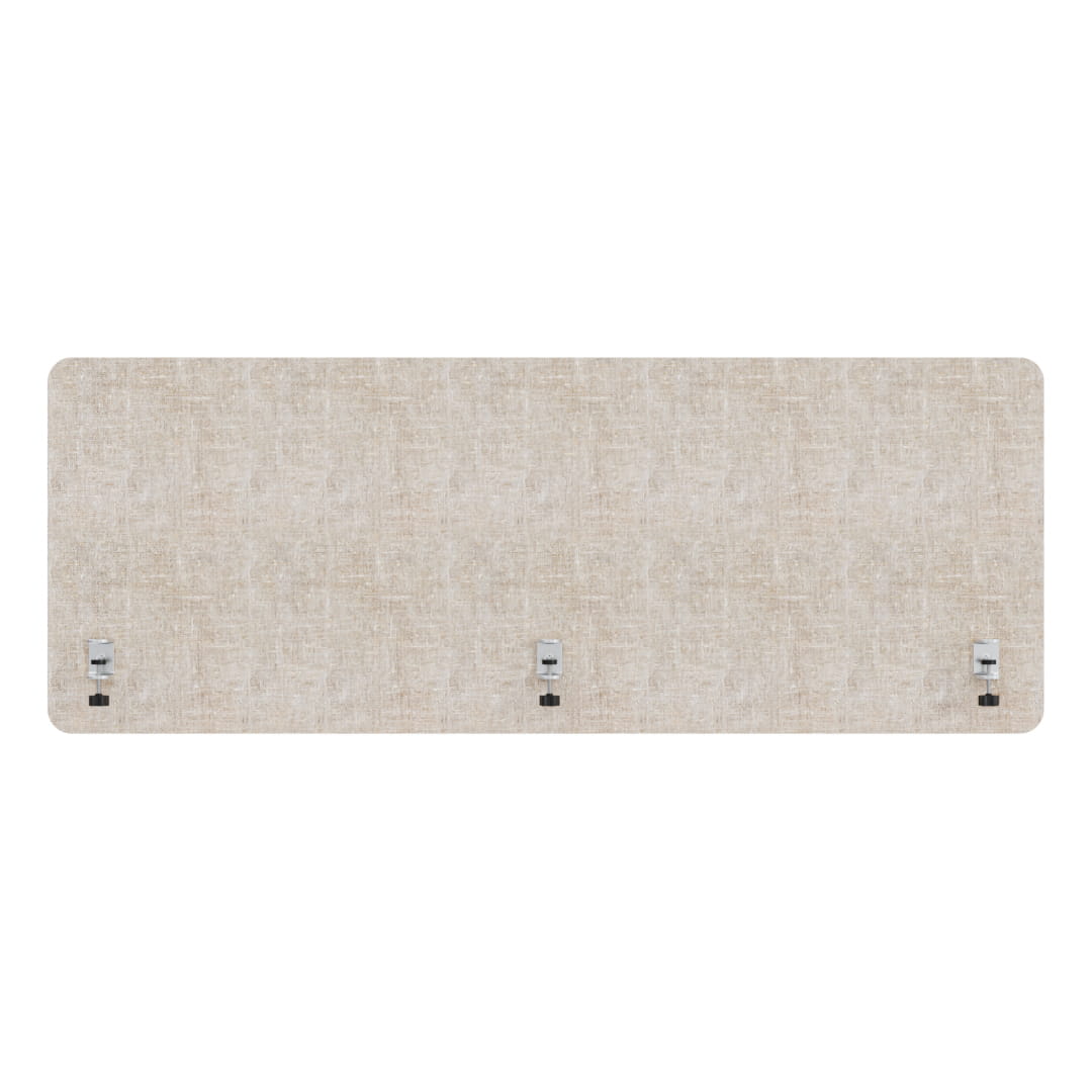 Akustische Rücktrennwand Beige