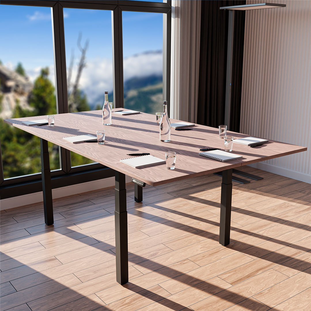 Elektrisch höhenverstellbarer Konferenztisch 275 x 150 cm